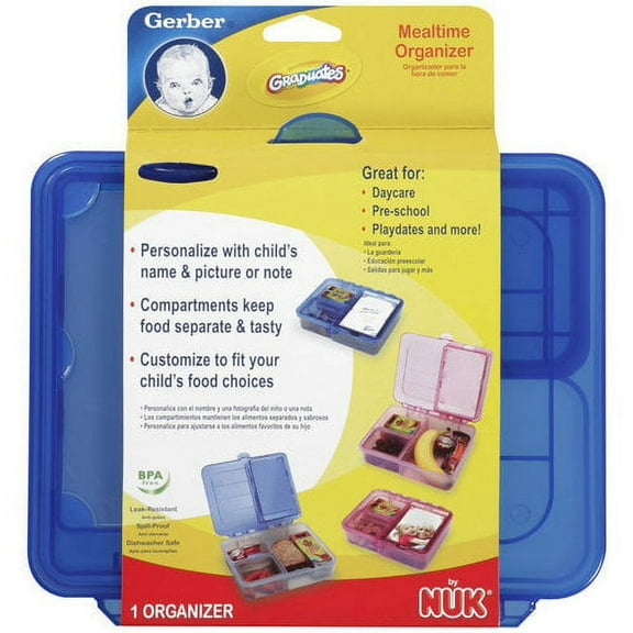 Gerber Graduates Mealtime Organizer Blue