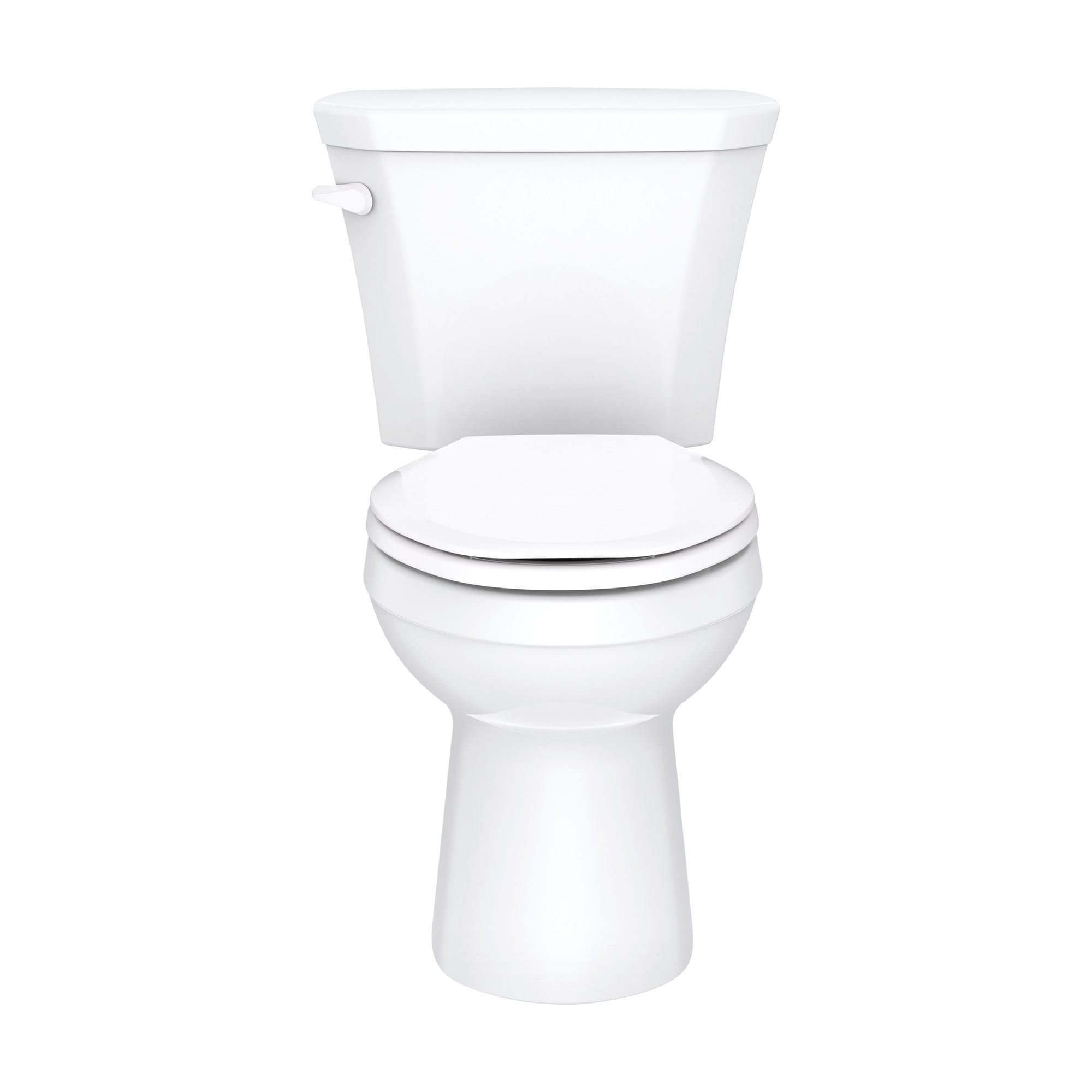 White Vitreous China Elongated High Efficiency Toilet