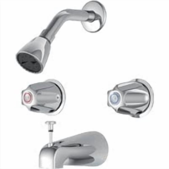 Gerber Home Impressions 2 Metal Handle Tub And Shower Faucet - Pack of 4 Value Multipack