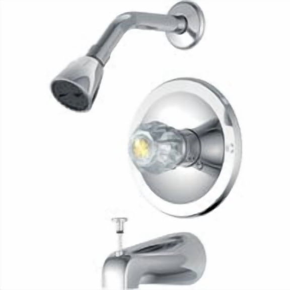 Gerber Home Impressions Single Acrylic Handle Tub And Shower Faucet, Case of 6