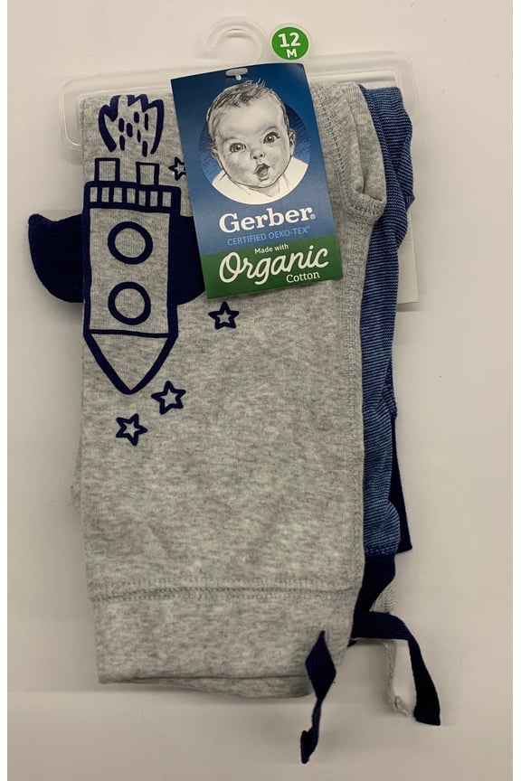 Gerber Infant Boy Pants, 2 Pack