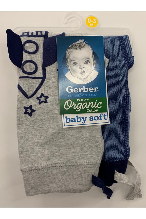 Gerber Infant Boy Pants, 2 Pack