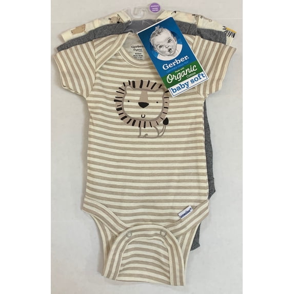 Gerber Infant Boy's Onesies, 3 Pack