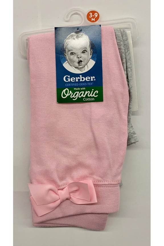 Gerber Infant Girl Pants, 2 Pack