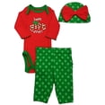 thumbnail image 1 of Gerber Infant Girls Red Best Gift Ever Christmas 3 Piece Outfit Set 0/3M, 1 of 3