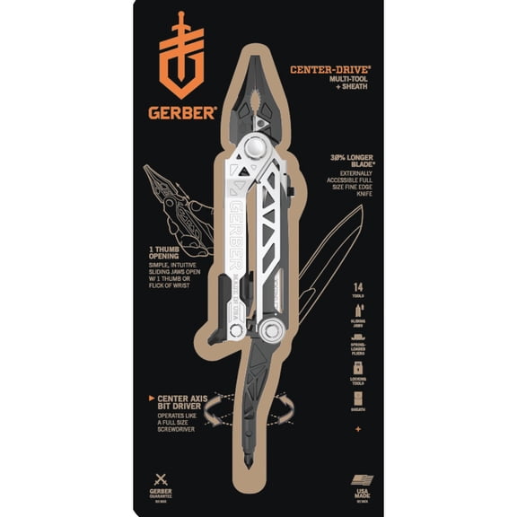 Gerber Legendary Blades Gerber Center-Drive Multi-Tool - Pack of 2