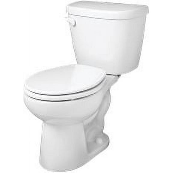 Gerber Maxwell Watersense High-Efficiency Round Toilet Bowl, 1.6 Gpf/1.28 Gpf, White