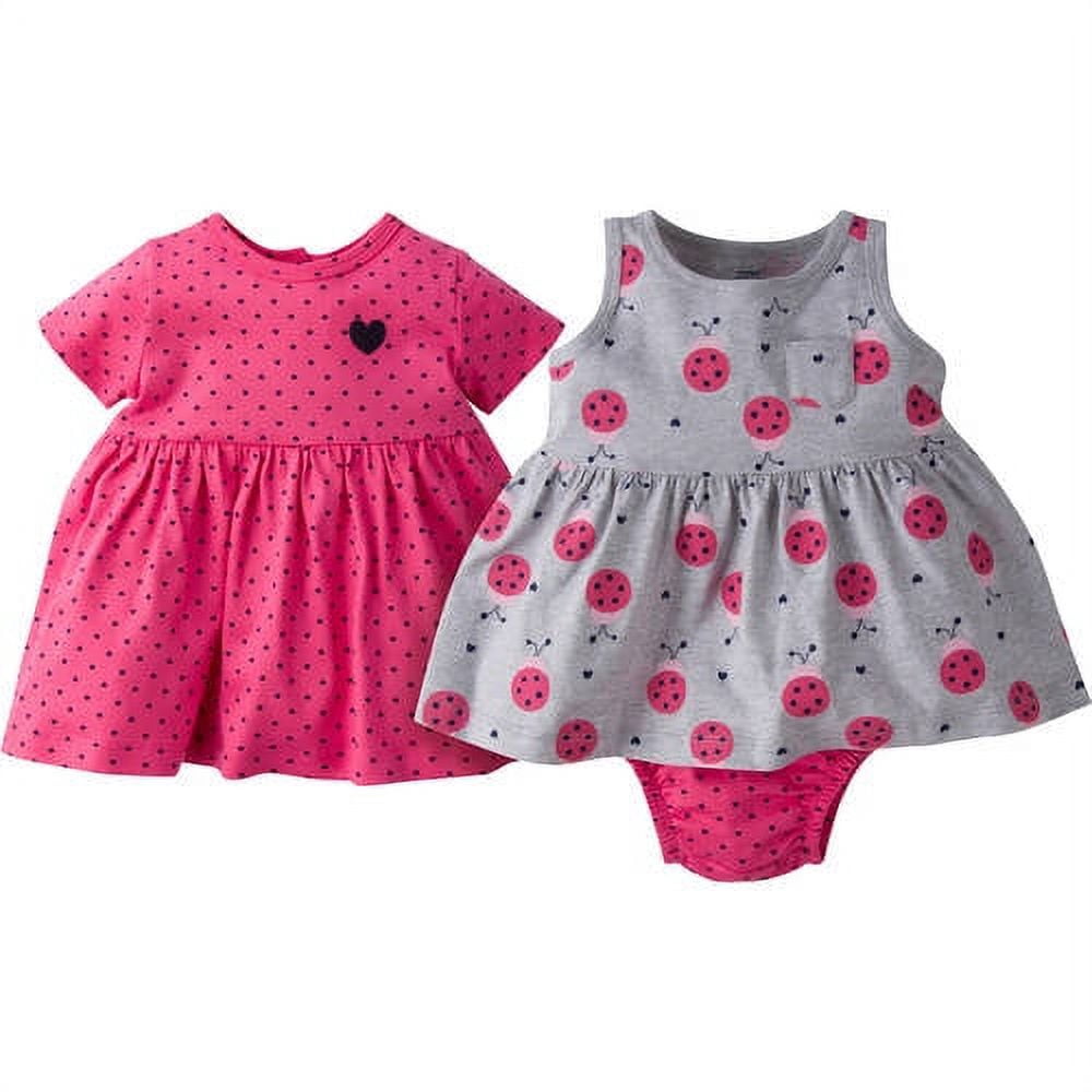 Gerber Newborn Baby Girl Tank Dress, Sho