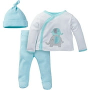 Gerber Newborn Baby Unisex Take-Me-Home Outfit Set, 3-Piece