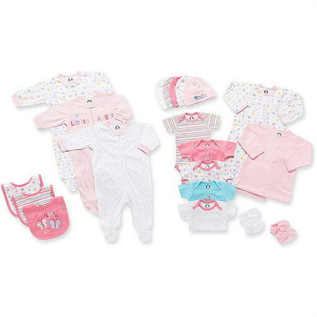 Gerber - Newborn Girls' 20-Piece Layette Set - Walmart.com