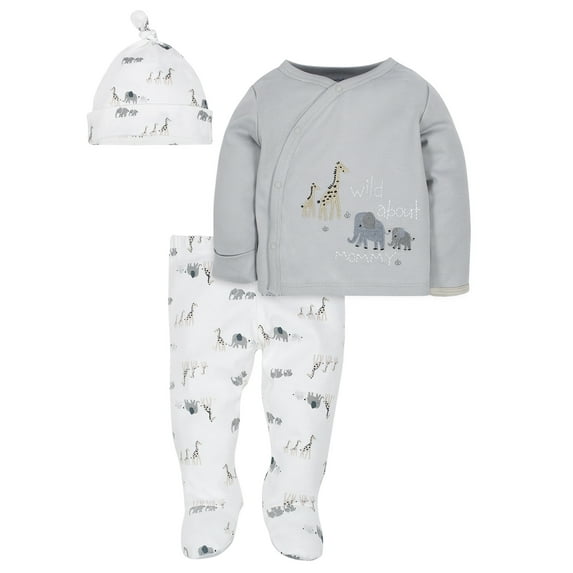 Gerber Organic Cotton Take-Me-Home Set, 3-piece (Baby Boys)