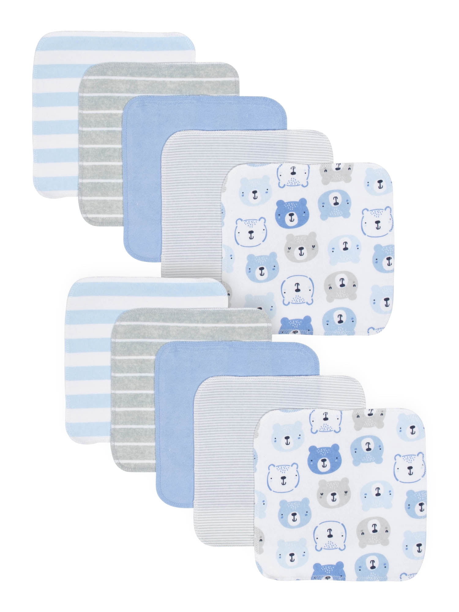 Gerber Organic Cotton Terry Washcloths, 10pk (Baby Boy)