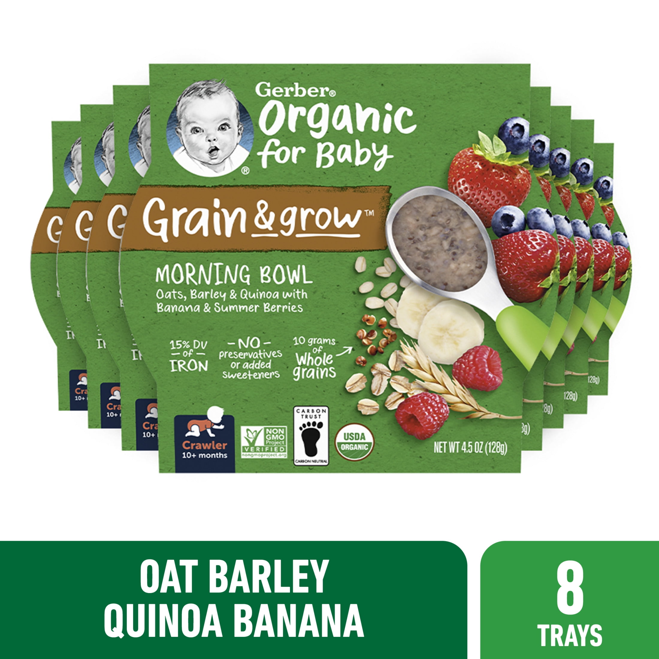 Gerber Organic Baby Oatmeal, Banana Mixed Berry, Zambia Ubuy