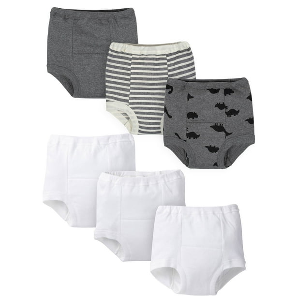 Gerber Organic Toddler Boys Training Pants, 6Pack
