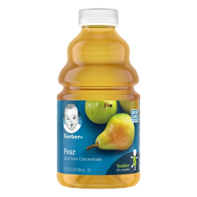 Gerber Pear Juice Fruit Juice, 32 fl oz Bottle
