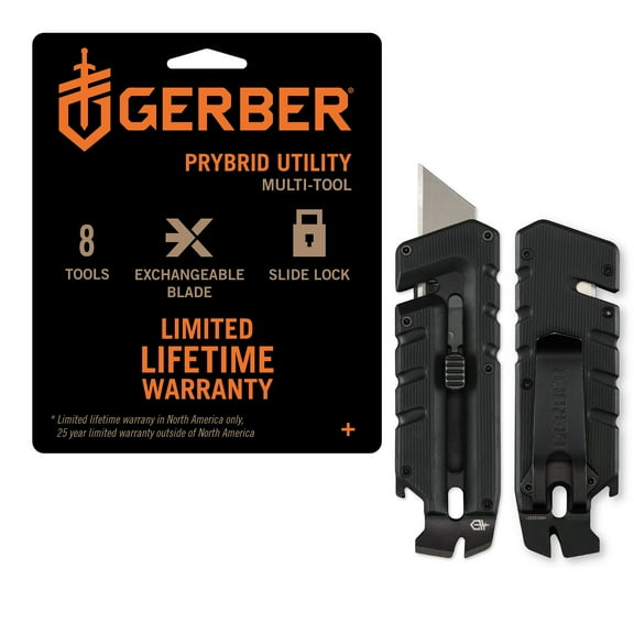 Gerber Prybrid Multitool, Stainless Steel, Black