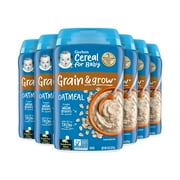 Gerber Single Grain Oatmeal Baby Cereal, 8 oz (Pack of 6)