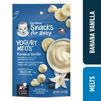 Gerber Stage 3 Baby Food, Banana Vanilla Yogurt Melts Snacks, 1 oz 1 oz