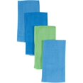 Gerber Solid PreFold Burp Cloth/Diaper, 4Pack