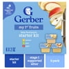 Gerber My 1st Fruits Starter Kit, Baby Food Puree, 2 oz Tubs, Variety (6 Pack)