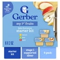 thumbnail image 1 of Gerber My 1st Fruits Starter Kit, Baby Food Puree, 2 oz Tubs, Variety (6 Pack), 1 of 16