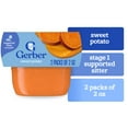 thumbnail image 1 of Gerber 1st Foods Natural for Baby Baby Food, Sweet Potato 2 oz Tubs (16 Pack), 1 of 11