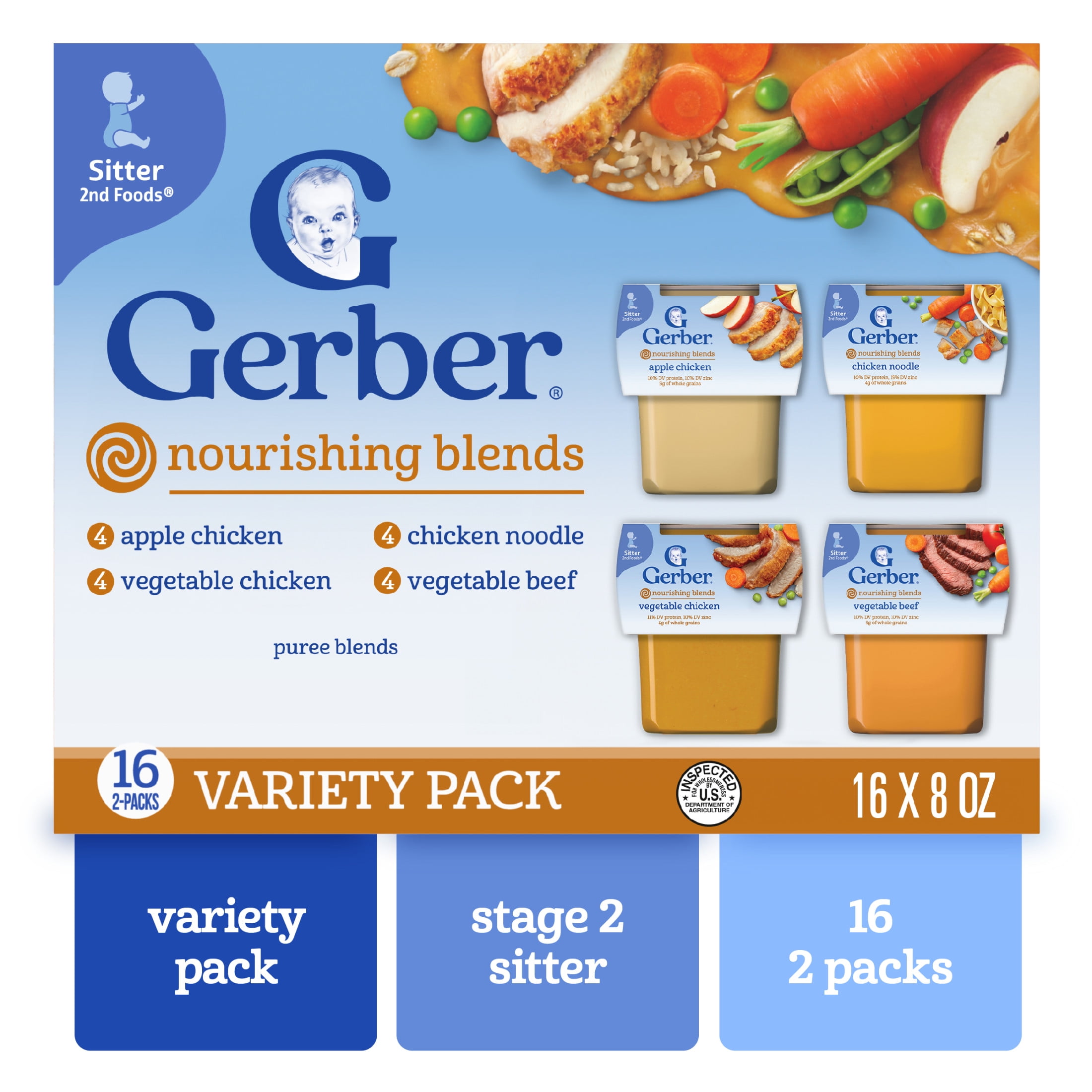 Gerber 2nd Foods Hearty Dinners Puree Favorites Baby Bangladesh Ubuy