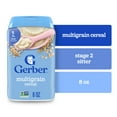 thumbnail interactive-video image 1 of Gerber Stage 2 Baby Food, Multigrain Cereal, Whole Grains, Baby Cereal 8 oz, 1 of 16