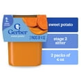 thumbnail image 1 of Gerber Stage 2 Baby Food, Sweet Potato Puree Tubs, Baby Puree, 2PK 8 oz, 1 of 15