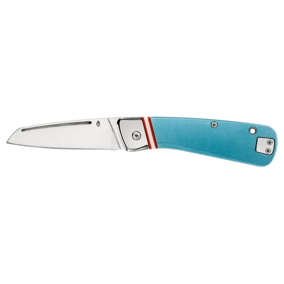 Gerber Straightlace Folding Knife, Plain Edge, Blue
