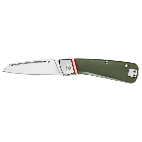 Gerber Straightlace Folding Knife, Plain Edge, Green