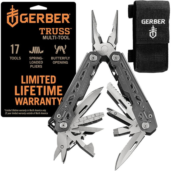 Gerber Gear Truss Multi Tool Folding with Sheath - Gray