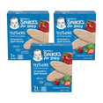thumbnail image 1 of Gerber Teethers Gentle Teething Wafers, Strawberry Apple Spinach - 1.7 OZ, 3 Count, 1 of 6
