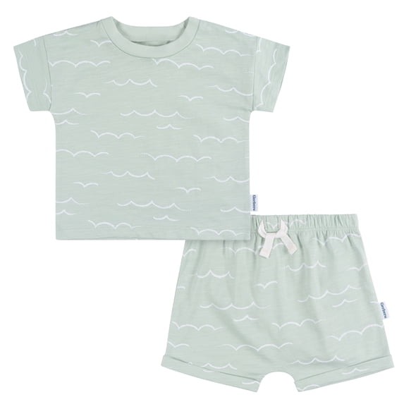 Gerber Toddler Boy T-Shirt and Shorts Set, 2 Piece, Sizes 2T-5T