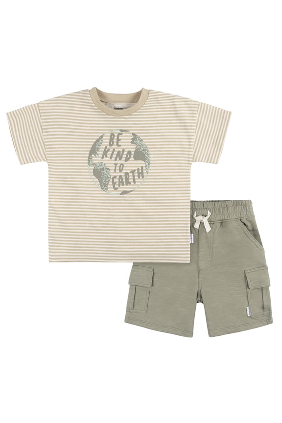 Toddler Boy T-Shirt and Shorts Set, 2 Piece, Sizes 2T-5T