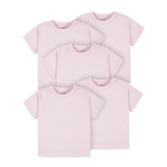 Gerber Baby & Toddler Neutral 5-Pack Short Sleeve Tee