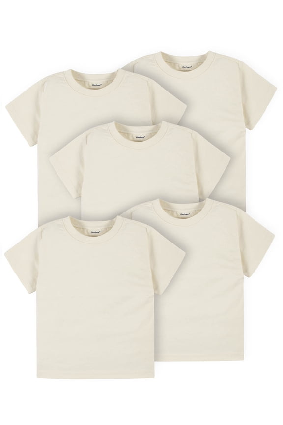 Baby & Toddler Neutral 5-Pack Short Sleeve Tee