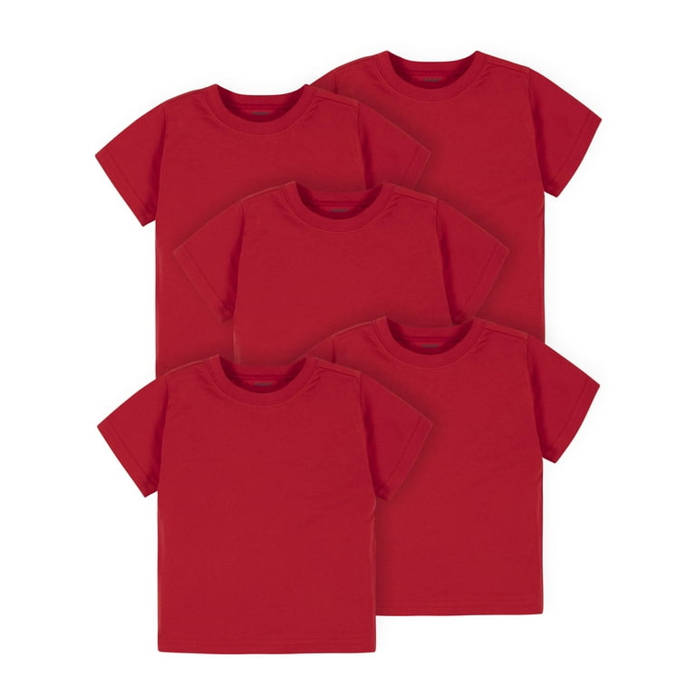 RED SHORT-SLEEVED T-SHIRT WITH AN ILLUSTRATION IN COTTON, BABY RED SHORT-SLEEVED T-SHIRT WITH AN ILLUSTRATION IN COTTON, BABY