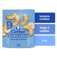 thumbnail image 1 of Gerber Toddler Snacks, Banana Cookies, Toddler Cookies, Finger Foods, Snacks for Toddlers 5 oz, 1 of 15
