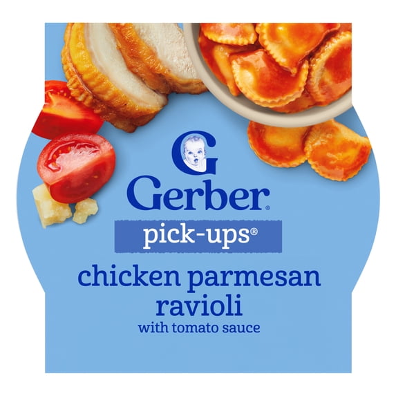 Gerber Mealtime for Toddle Pick-Ups - Chicken & Parmesan Ravioli, 4.5 oz