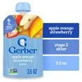 thumbnail image 1 of Gerber Toddler Foods, Apple Mango Strawberry, Clean Label Project, 3.5 oz Pouch, 1 of 15