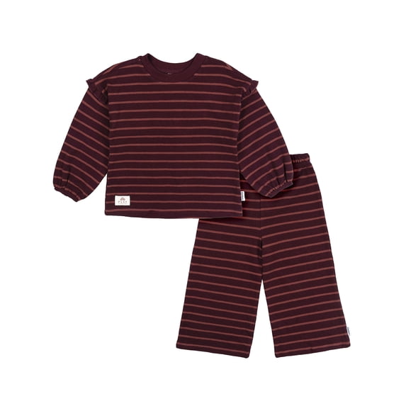Gerber Toddler Girl 2pc Long Sleeve and Jogger Outfit Set, Sizes (2T-5T)