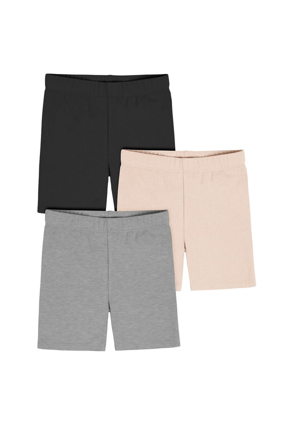 Toddler Girl Bike Shorts, 3-Pack, Sizes 2T-5T