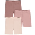 thumbnail image 1 of Gerber Toddler Girl Bike Shorts, 3-Pack, Sizes 2T-5T, 1 of 8