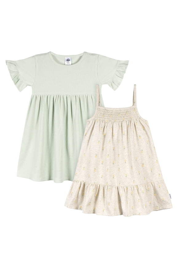 Toddler Girl Dresses, 2-Pack, Sizes 2T-5T