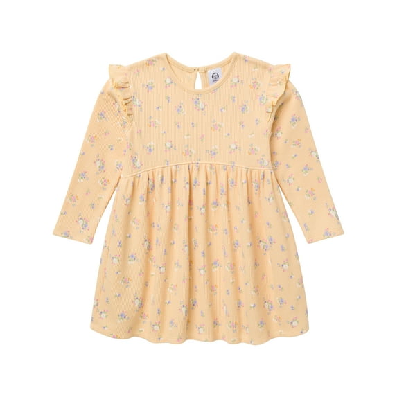 Gerber Toddler Girl Long Sleeve Dress, Sizes 12 Months - 5T