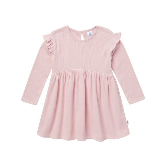 Gerber Toddler Girl Long Sleeve Dress, Sizes 12 Months - 5T