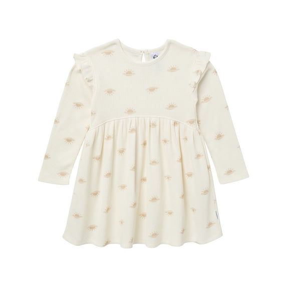 Gerber Toddler Girl Long Sleeve Dress, Sizes 12 Months - 5T