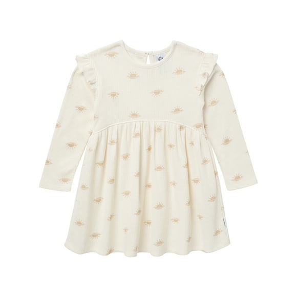 Gerber Toddler Girl Long Sleeve Dress, Sizes 12 Months - 5T