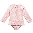 thumbnail image 1 of Gerber Toddler Girl Rashguard, Sizes 2T-5T, 1 of 8